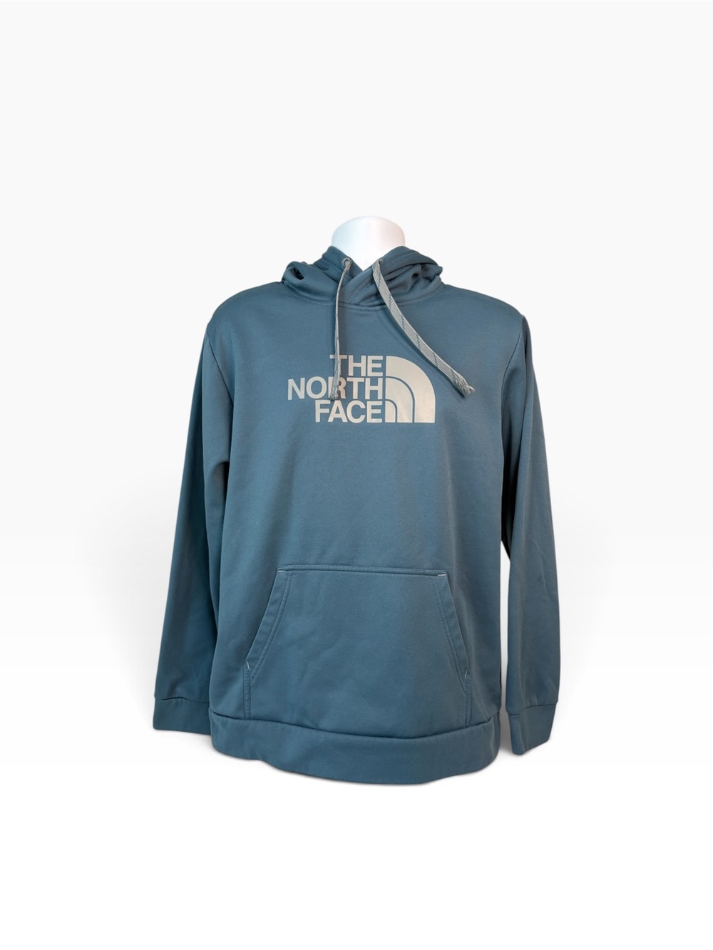 The North Face Men's Pullover  Logo Hoodie Teal Green L
